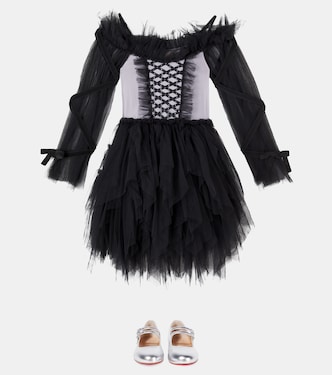 Witching Hour velvet-trimmed tulle dress | Tutu Du Monde
