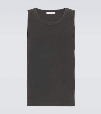 Cotton-blend fleece tank top | Entire Studios