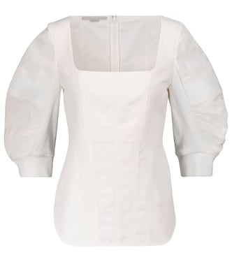 Blusa de cuello cuadrado | Stella McCartney