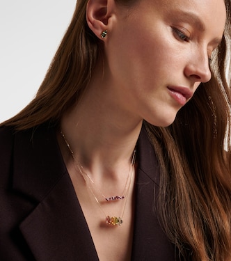 Collier en or 14 ct avec diamants et pierres | Suzanne Kalan