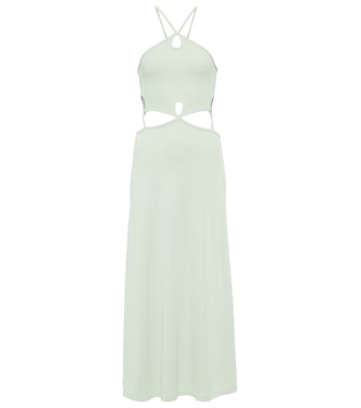 Cutout ribbed-knit maxi dress | Christopher Esber