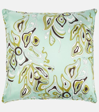 Printed silk cushion | Pucci