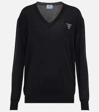 Jersey con cuello en V | Prada