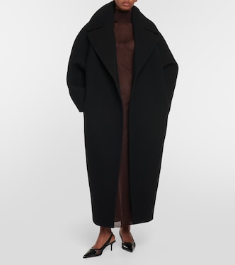Abito lungo a collo alto in maglia | Alaïa