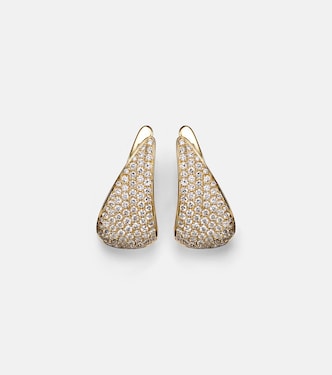 Orecchini Claw in oro 18kt con diamanti | Anita Ko