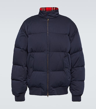 Daunenjacke Cut-Up Harrington aus Twill | Balenciaga