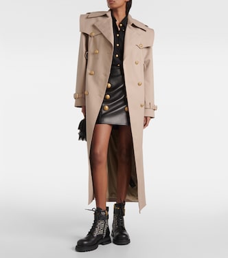 Trench in twill di cotone | Balmain