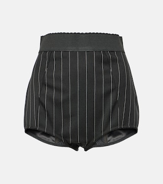 Short rayé en laine mélangée | Dolce&Gabbana
