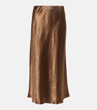 Midirock Alessio aus Satin | Max Mara