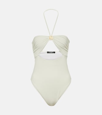 Logo cutout swimsuit | Balmain