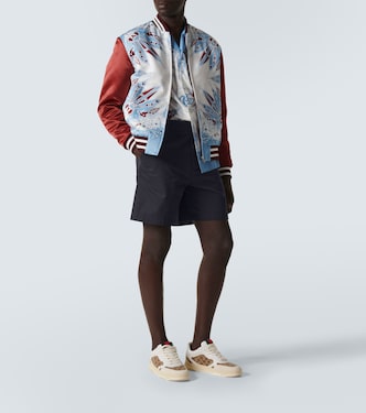 Shorts in twill di cotone | Gucci