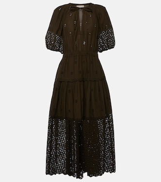 Nova embroidered cotton midi dress | Ulla Johnson