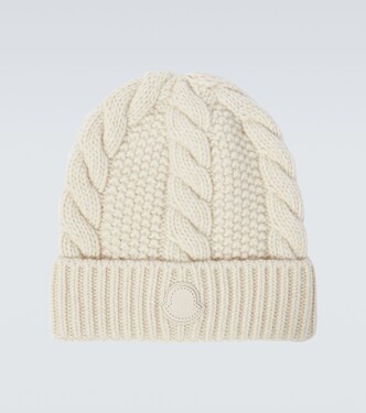 Logo wool and cashmere beanie | Moncler