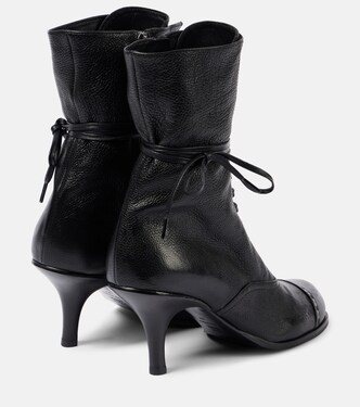 Bottines 75 en cuir | Miu Miu