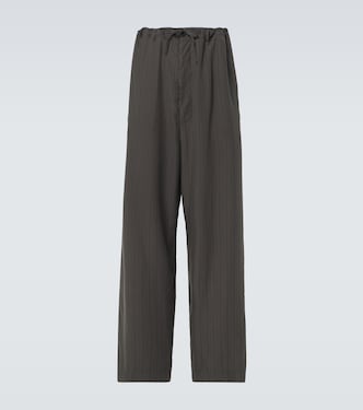Pinstripe wide-leg pants | Balenciaga