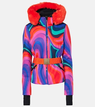 Muse faux fur-trimmed ski jacket | Goldbergh
