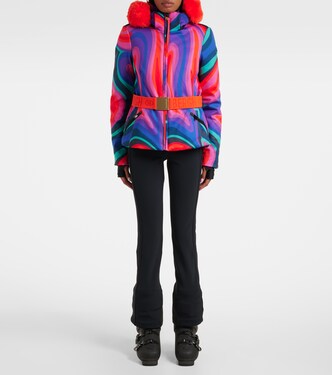 Muse faux fur-trimmed ski jacket | Goldbergh
