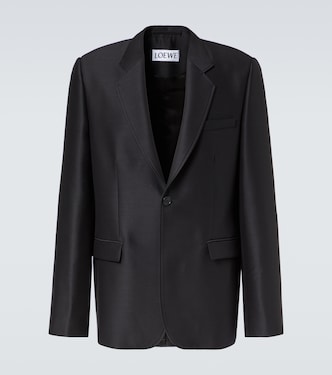 Wool and silk blazer | Loewe