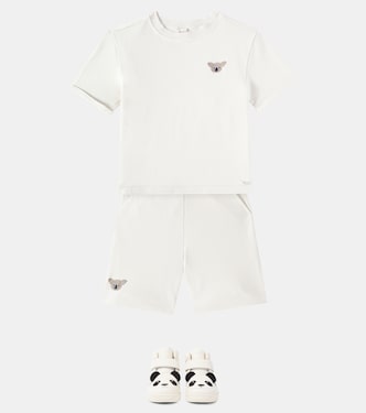 Shorts Ithri in cotone con ricamo | Donsje
