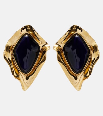 Embellished clip-on earrings | Saint Laurent