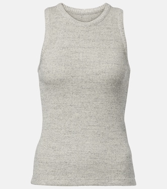Ribbed-knit cotton tank top | Bottega Veneta