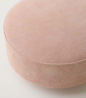 Pastille suede and wood container | Michaël Verheyden