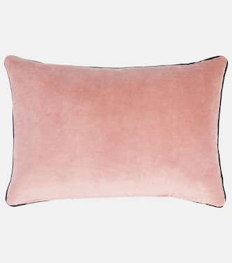 Cuscino in velluto di cotone ricamato | Les-Ottomans