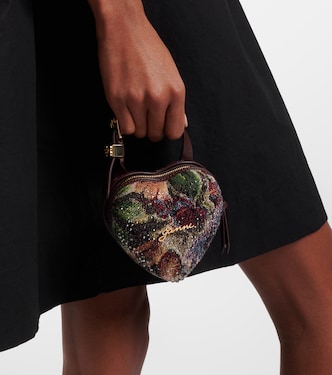 Sac Nano Heart Mini à ornements | Ganni