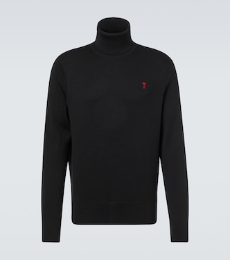 Ami de Cœur wool turtleneck sweater | Ami Paris