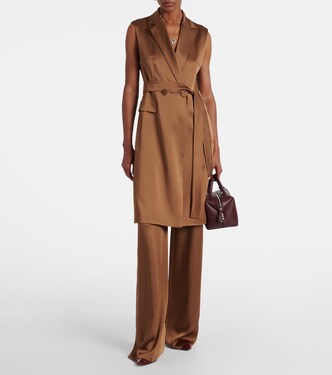 Weste Afgano aus Satin | Max Mara