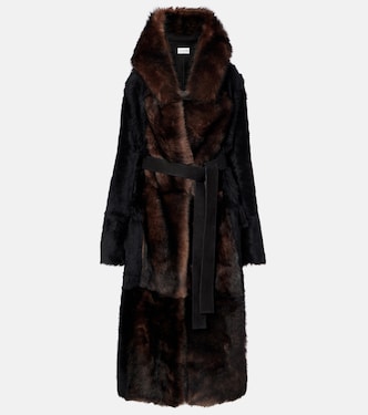 Geoff shearling wrap coat | Altuzarra