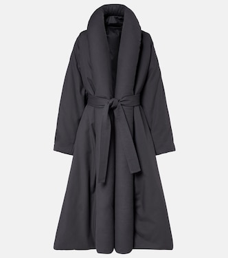 Padded technical cotton wrap coat | Alaïa
