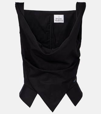 Ginnie draped cotton bustier | Vivienne Westwood
