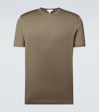 Cotton jersey T-shirt | Sunspel
