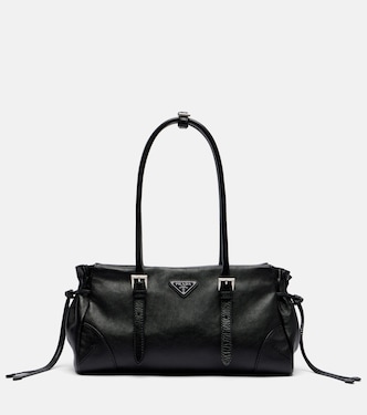 Prada Bonnie Medium leather tote bag | Prada