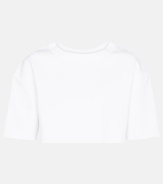 Top cropped in maglia | Alaïa