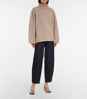 Wool and cashmere turtleneck sweater | Toteme