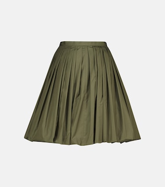 Cotton-blend poplin miniskirt | Alaïa