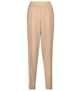 High-Rise-Hose aus Schurwolle | Jil Sander