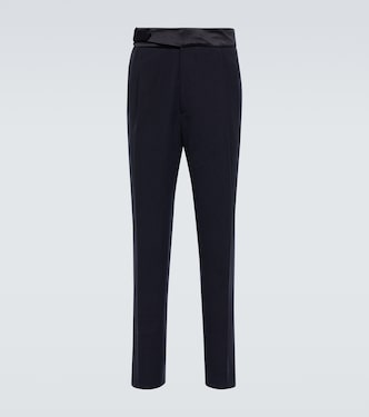 Pantalon slim en lin | Giorgio Armani