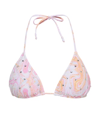 Top de bikini Susan adornado | Reina Olga