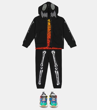 Felpa Skeleton in jersey di cotone | Stella McCartney Kids
