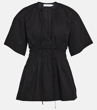 Drawstring cotton top | Proenza Schouler