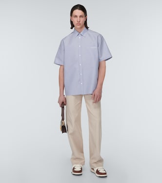 Chemise rayée en coton mélangé | Valentino