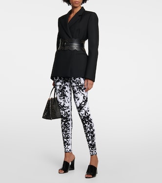 Leggings in jacquard | Alaïa