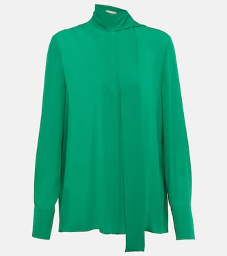 Blusa in seta con fiocco | Valentino