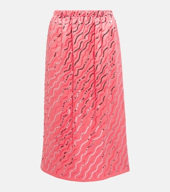 Falda midi con lentejuelas | Marni