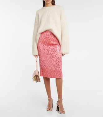 Falda midi con lentejuelas | Marni