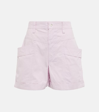 Shorts Rachel a vita alta in cotone | Marant Etoile