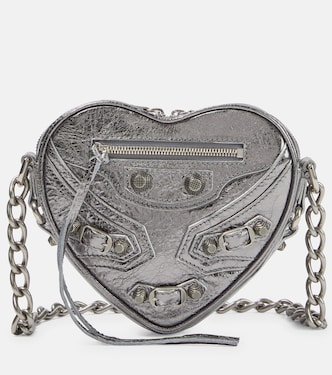 Borsa a tracolla Le Cagole Heart Mini in pelle | Balenciaga